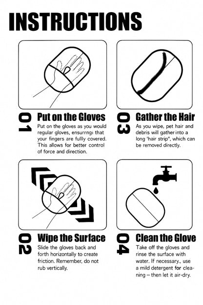 Groom  Clean Pet Gloves™